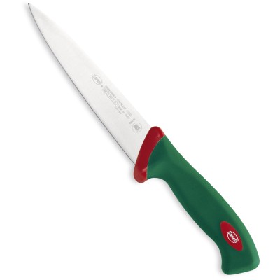 SANELLI PREMANA COLTELLO PER SCANNARE MANICO VERDE E ROSSO CM.