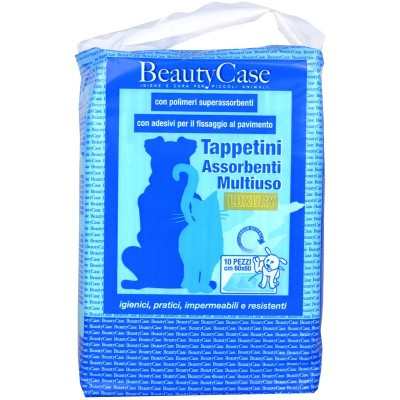 BEAUTYCASE TAPPETINI ASSORBENTI MULTIUSO LUXURY PER ANIMALI