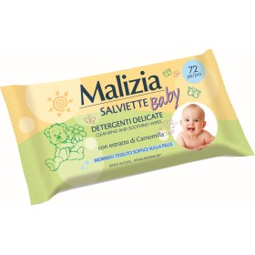 MALIZIA BABY SALVIETTE DETERGENTI DELICATE 72 PEZZI MALIZIA BABY SALVIETTE DETERGENTI DELICATE 72 PEZZI