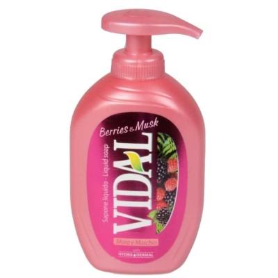 VIDAL SAPONE LIQUIDO MANI MORA & MUSCHI 300 ML.