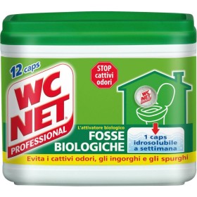 WC NET GROPI BIOLOGICE 12 PLICURI CU DOZĂ UNICĂ PENTRU MIROSURI URÂT MIROSITOARE WC NET GROPI BIOLOGICE 12 PLICURI CU DOZĂ UNICĂ PENTRU MIROSURI