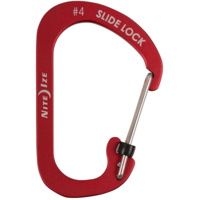 Nite Ize Slidelock Carabiner Aluminum Moschettone in alluminio