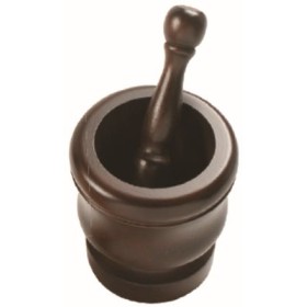 PANETTA MORTAR POTIR ÎN lemn de nuc CM. 14x13