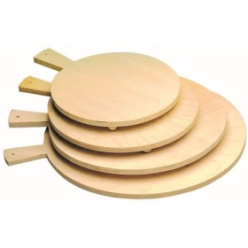 PANETTA TAGLIERE IN LEGNO PER POLENTA IN BETULLA CON PIEDINI