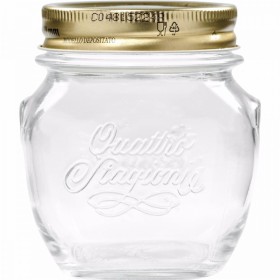 BORMIOLI VASETTO ANFORA IN VETRO QUATTRO STAGIONI CON TAPPO MM.