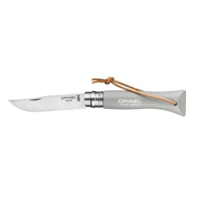 OPINEL CUTIT N. 6 INOX CU MANICO NUAGSI CU SIR DE SERTAR