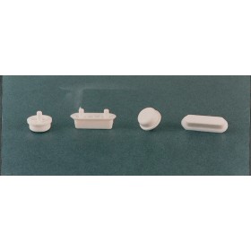 BARE DE PROTECȚIE ROTUNDE PENTRU SCAUNE WC MM. 43x15 PC-URI. 8