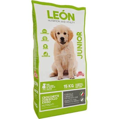 LEON HRANĂ PENTRU CÂINI PENTRU CANI KIBBLE JUNIOR KG. 15