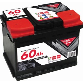 HIGH CAR BATTERIA PER AUTO 60Ah SPUNTO 480A CM. 24,2x17,5x19h. HIGH CAR BATTERIA PER AUTO 60Ah SPUNTO 480A CM. 24,2x17,5x19h.