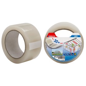 GEKO NASTRO TRASPARENTE RIPARA SERRE MM. 50x30mt. GEKO NASTRO TRASPARENTE RIPARA SERRE MM. 50x30mt.