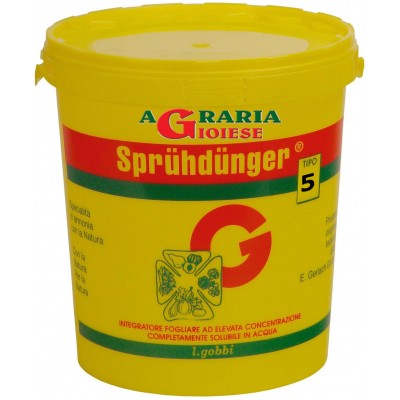 GOBBI SPRUHDUNGER TIP 5 CUCIMȘI FOLIAR N.P.K. 18.12.26 KG. 10