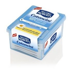 NEUTRO ROBERTS COTONCINI NETTAORECCHIE 260 PEZZI COTTON FIOC