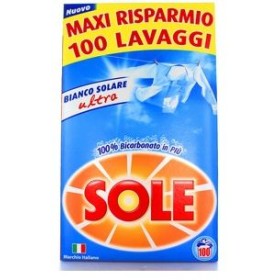 detergent de rufe SOLE LAVATRICE ÎN PULBERE ALBĂ SOLARĂ CU