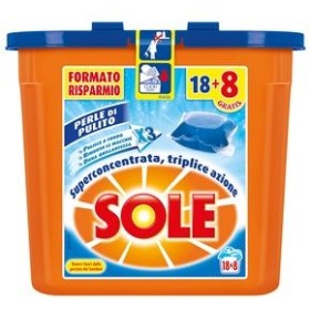 detergent SOLE RUFE ECODOSI LAVATRICE PODS CLASSIC CLEAN PEARLS