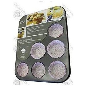 Tigaie pentru mucegai 12 muffin cavitate cu non-stick și