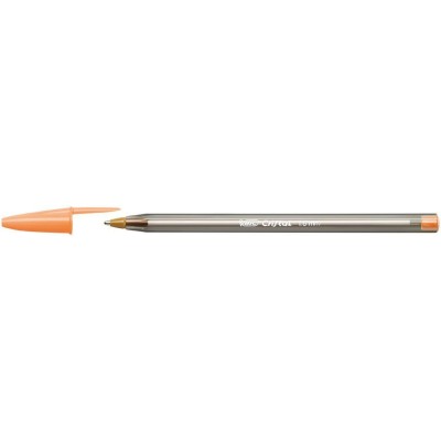 BIC Vârful fin al stiloului Cristal în metal portocaliu