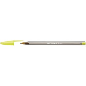 BIC Vârful fin al stiloului Cristal în metal galben BIC Vârful fin al stiloului Cristal în metal galben