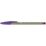 BIC Cristal penna punta fine in metallo colore viola