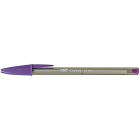 BIC Cristal penna punta fine in metallo colore viola BIC Cristal penna punta fine in metallo colore viola