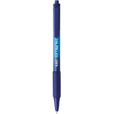 Bic Soft FeelClic Grip Albastru Snap Ballpoint Pen Mediu Sfat