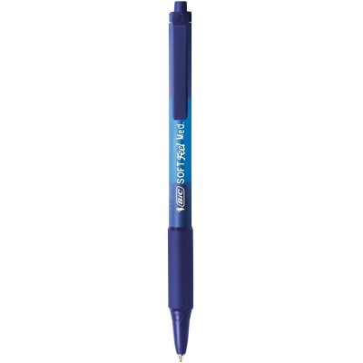 Bic Soft FeelClic Grip Penna Sfera blu a Scatto Punta Media MM.