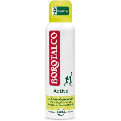 BOROTALCO SPRAY DEODORANT ACTIV CU MIROS CONVERTOR CEDRU ȘI