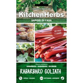 KITCHEN HERBS SEMI DI RABARBARO GOLIATH KITCHEN HERBS SEMI DI RABARBARO GOLIATH