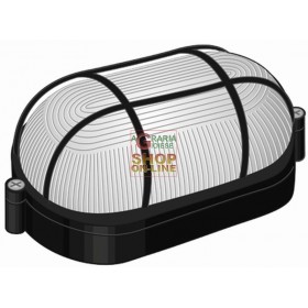 BLINKY PLAFONIERA BK-PLO OVALE NERA WATT  60 BLINKY PLAFONIERA BK-PLO OVALE NERA WATT 60