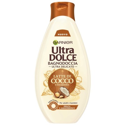 GARNIER ULTRA DOLCE BAGNOSCHIUMA DOCCIA LATTE DI COCCO E