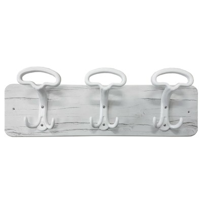 APPENDIABITI BIANCO LADY SHABBY CHIC 3 POSTI CM. 50x16