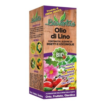 BIOVENTIS OLIO DI LINO OLIO VEGETALE BIOLOGICO ML. 100