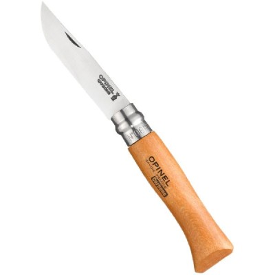 OPINEL KNIFE LAMA din otel carbon MANICO IN FAGGIO N. 8