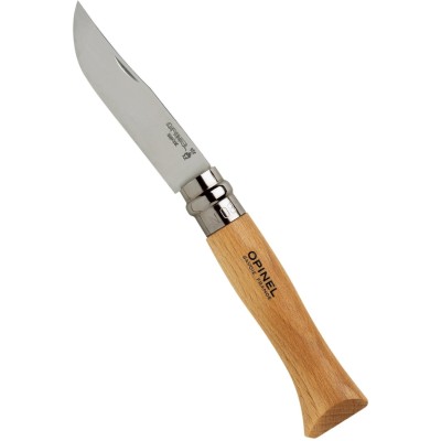 OPINEL KNIFE LAMA din otel inoxidabil MANICO IN FAGGIO N. 8