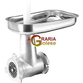 REBER DIN OȚEL INOXIDABIL KIT DE TOCAT CARNE N. 22 MOD. SCURT