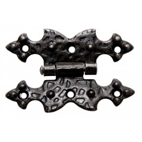 CERNIERE IN FERRO BATTUTO ART.313/C NERO SFUMMATO MM. 95x65 PZ.