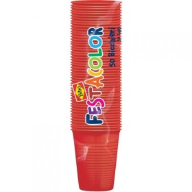 BIBO 50 BICCHIERI ROSSI 200 CC MONOUSO