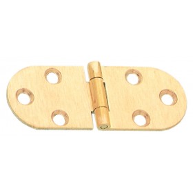 CERNIERA BISCOTTO SENZA FERMO IN OTTONE PZ. 2