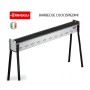 BARBECUE A CARBONE FERRABOLI CUOCISPIEDINI INOX cm. 115x14