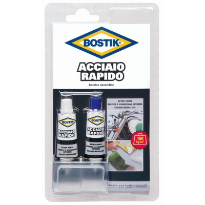 BOSTIK ACCIAIO RAPIDO BICOMPONENTE GRAMMI 30