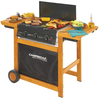 CAMPINGAZ BARBECUE A GAS DUALGAS ADELAIDE 3 WOODY DG