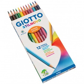 GIOTTO STILNOVO PASTELLI A COLORI A LEGNO PZ. 12 GIOTTO STILNOVO PASTELLI A COLORI A LEGNO PZ. 12