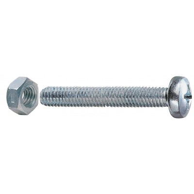 ȘURUBURI METALICE DIN OȚEL GALVANIZAT CAP CILINDRIC 6x20 CU