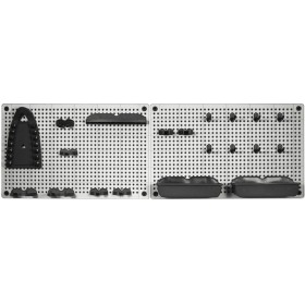 KETER SET 2 PANNELLI PORTAUTENSILI CON 20 ACCESSORI CM. 50x7x31h. KETER SET 2 PANNELLI PORTAUTENSILI CON 20 ACCESSORI CM.
