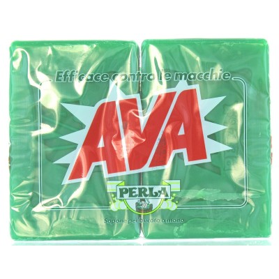 AVA SAPONE BUCATO PEZZI PERLA SAPONE VERDE 2 PEZZI