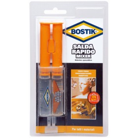 BOSTIK SALDA RAPIDO MIXER ADESIVO EPOSSIDICO BICOMPONENTE ML 24 BOSTIK SALDA RAPIDO MIXER ADESIVO EPOSSIDICO BICOMPONENTE ML 24