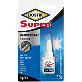 BOSTIK SUPER ADESIVO UNIVERSALE 7,5 GR. BOSTIK SUPER ADESIVO UNIVERSALE 7,5 GR.
