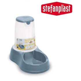 BREAK REZERVĂ DISTRIBUITOR DE ALIMENTE PENTRU CANI ȘI PISICI LT. 1.5 OȚEL ALBASTRU BREAK REZERVĂ DISTRIBUITOR DE ALIMENTE PENTRU CANI ȘI PISICI