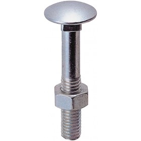 BULLONI PER LEGNO IN ACCIAIO ZINCATO MM. 10x80 PZ. 5 BULLONI PER LEGNO IN ACCIAIO ZINCATO MM. 10x80 PZ. 5