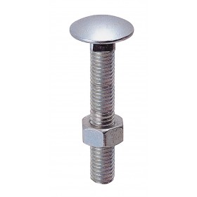 BULLONI PER LEGNO IN ACCIAIO ZINCATO MM. 6x30 PZ. 20 BULLONI PER LEGNO IN ACCIAIO ZINCATO MM. 6x30 PZ. 20