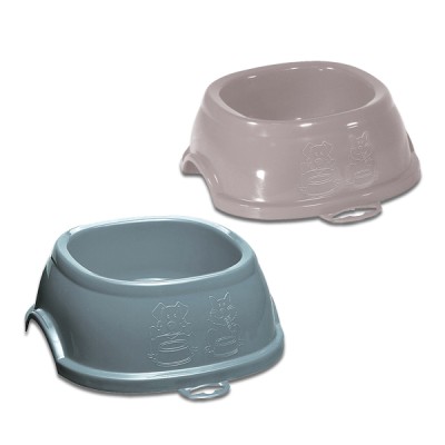 Bol din plastic Pauza 2 pentru caini si pisici cm. 19x19x7h Ml.